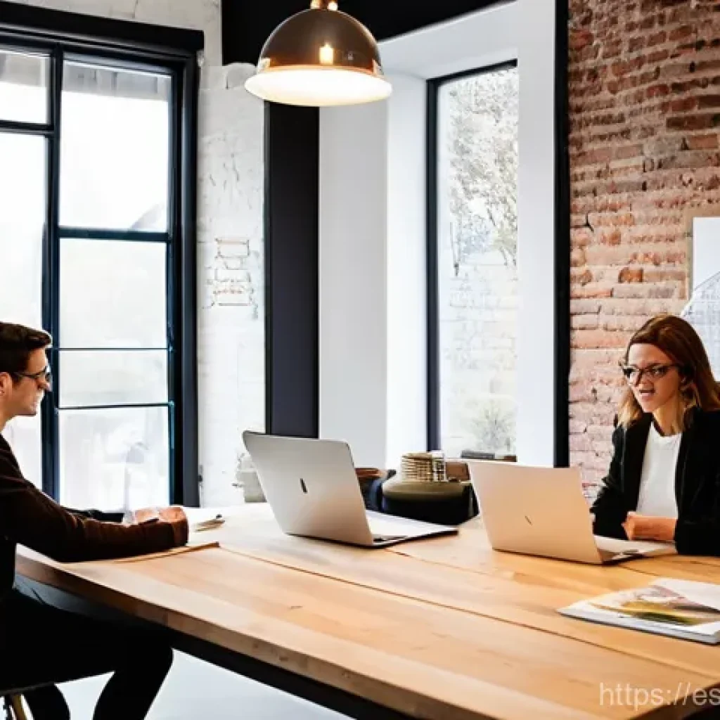 리빙코디네이터 실기 스터디 그룹 운영 - **Prompt 1: Collaborative Design Study Session**
    "A diverse group of five young interior designe...