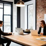 리빙코디네이터 실기 스터디 그룹 운영 - **Prompt 1: Collaborative Design Study Session**
    "A diverse group of five young interior designe...